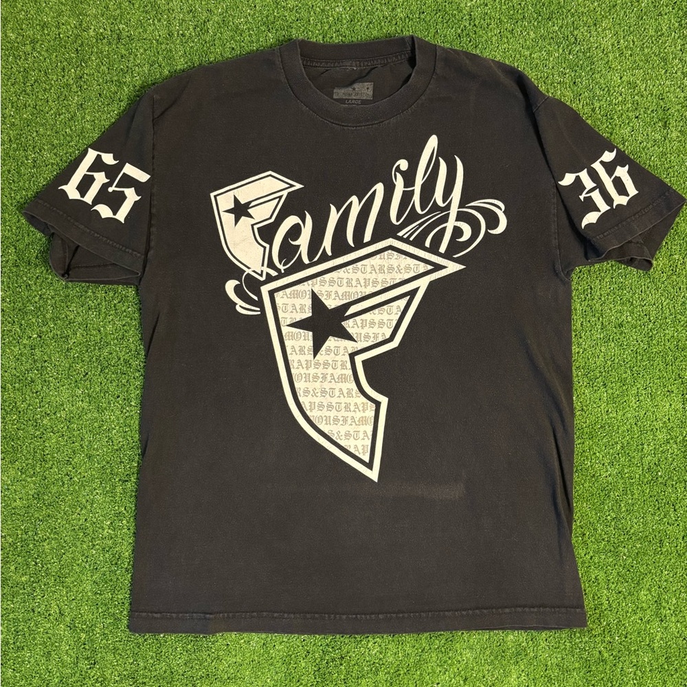 Y2K Famous Stars and Straps Family Distressed Shirt